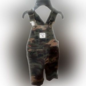 Boys camo overalls